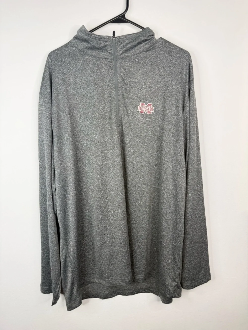 NWT Ouray Sportswear Mississippi State Bulldogs Quarter Zip Pullover 2XL